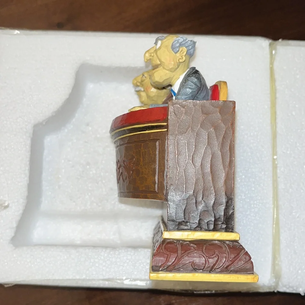 SOLD ON E-BAY - Retired Enesco Waldorf And Statler “Critical Curmudgeons” - Picture 4 of 11